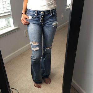 American Eagle Super Stretch Bell Bottoms